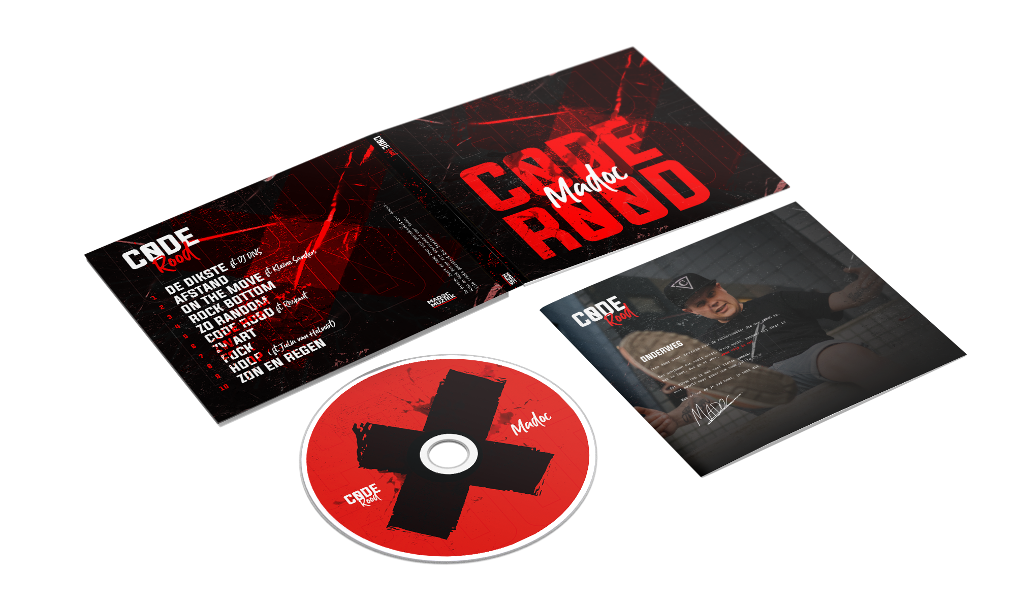 Hoodie + CODE ROOD ALBUM - Afbeelding 2