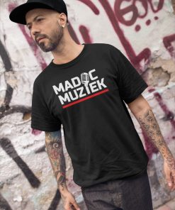 T-shirt 'MadocMuziek' (heren)